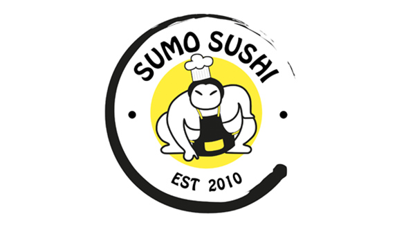Sumo Sushi logotyp med symbol