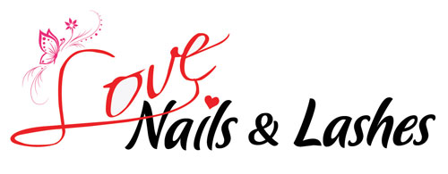 Love Nails & Lashes logotyp