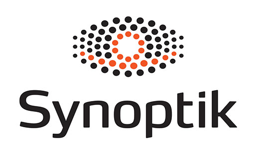 Synoptik logotyp med symbol